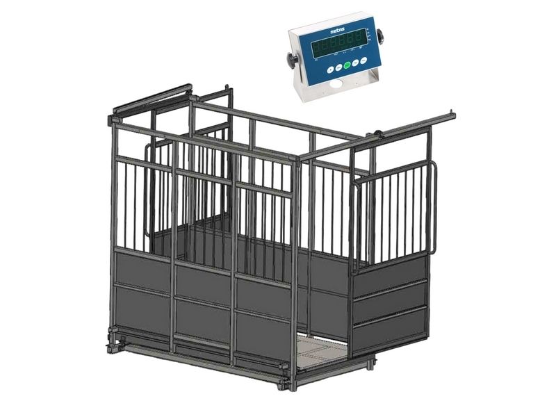 48 6bfd691e Scales for weighing animals of the MP series (with sliding doors) NON-RESISTIVE EXECUTION