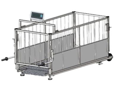 75 7099d636 Для зважування тварин серія МП на колесах