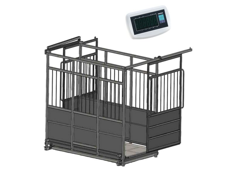 47 9cb42b20 Scales for weighing animals of the MP series (with sliding doors) NON-RESISTIVE EXECUTION