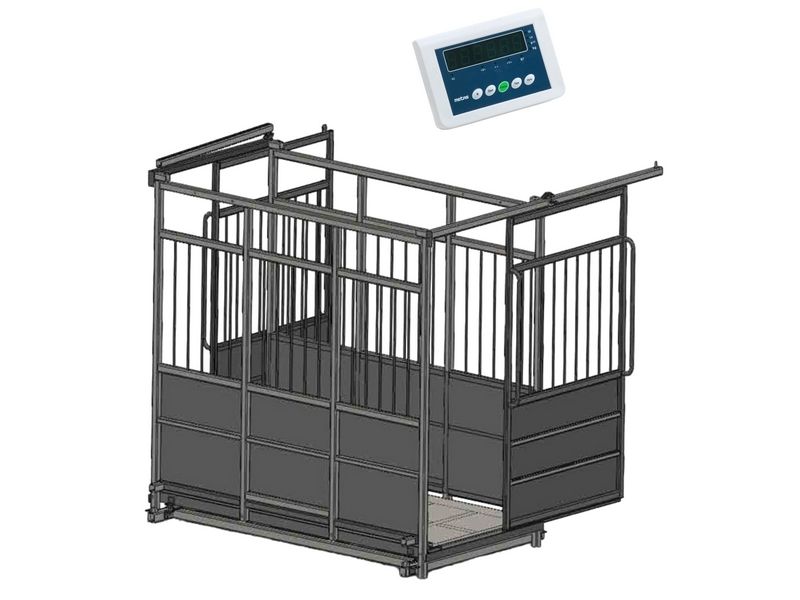 46 ad942cc4 Scales for weighing animals of the MP series (with sliding doors) NON-RESISTIVE EXECUTION