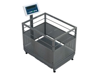 24 1 ee051468 Для зважування тварин серія МП на колесах