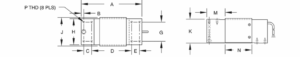 drw rl1250 potted Rice Lake RL1218A Aluminum, Single Point Load Cell